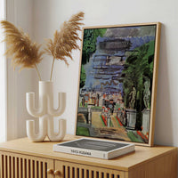Framed Canvas - Framed canvas in a stylish interior setting