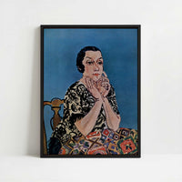 Framed Canvas - Framed canvas in black frame