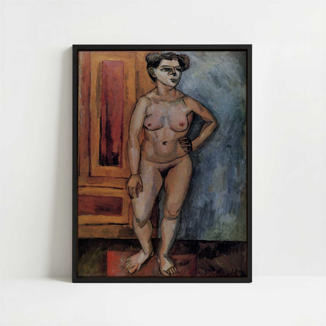 Framed Canvas - Framed canvas in black frame