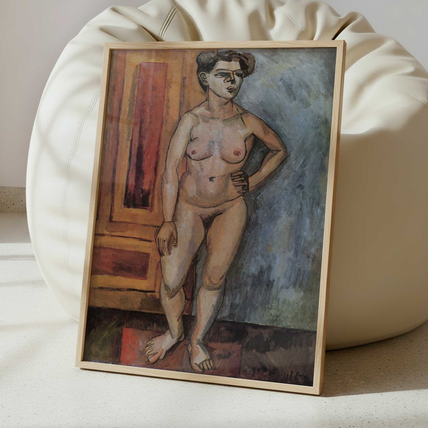 Standing Nude (1909) by Raoul Dufy – Art Print - Interior inspiration