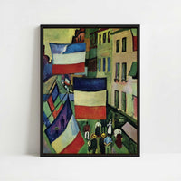 Framed Canvas - Framed canvas in black frame
