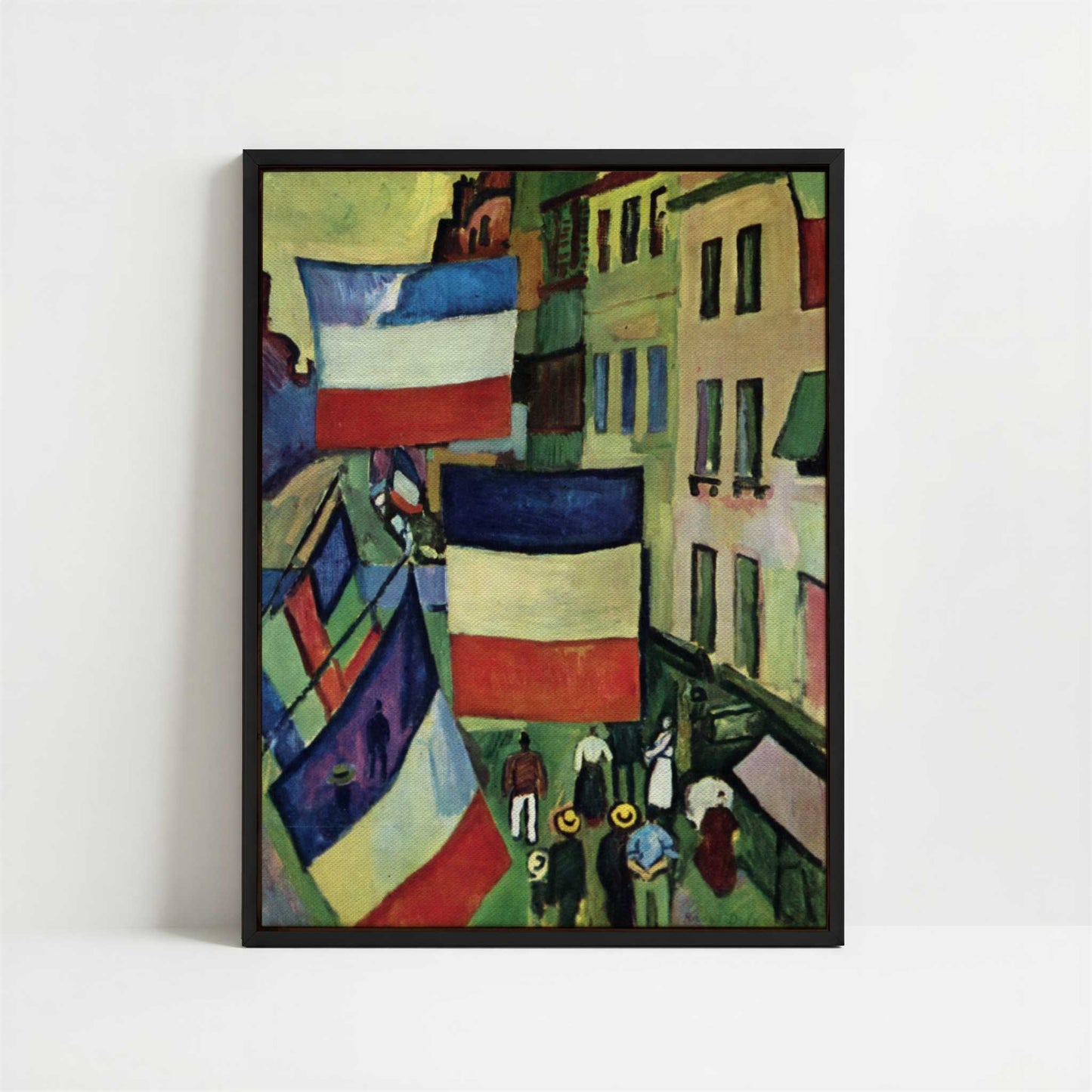 Framed Canvas - Framed canvas in black frame