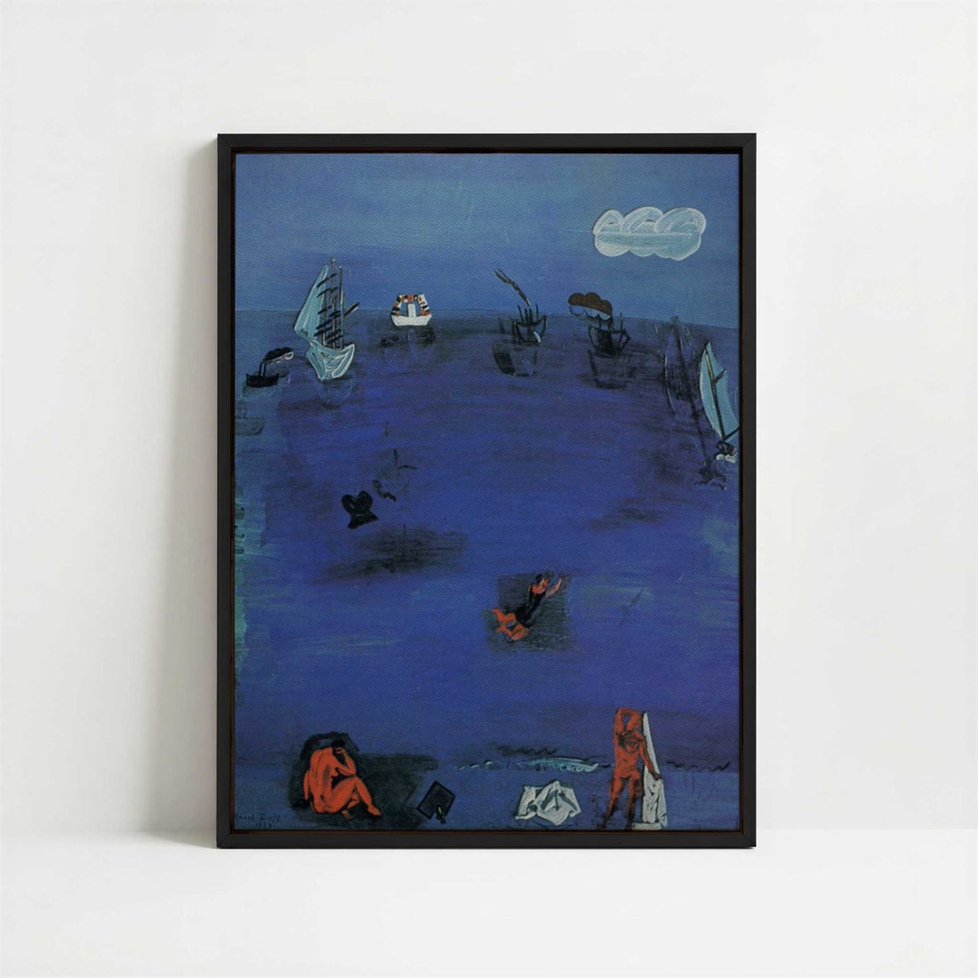 Framed Canvas - Framed canvas in black frame