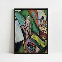 Framed Canvas - Framed canvas in black frame