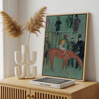 Framed Canvas - Framed canvas in a stylish interior setting
