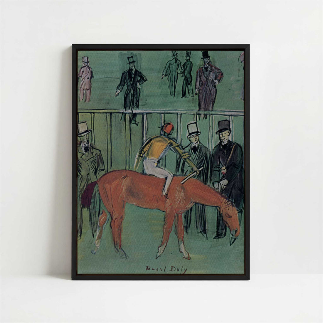 Framed Canvas - Framed canvas in black frame