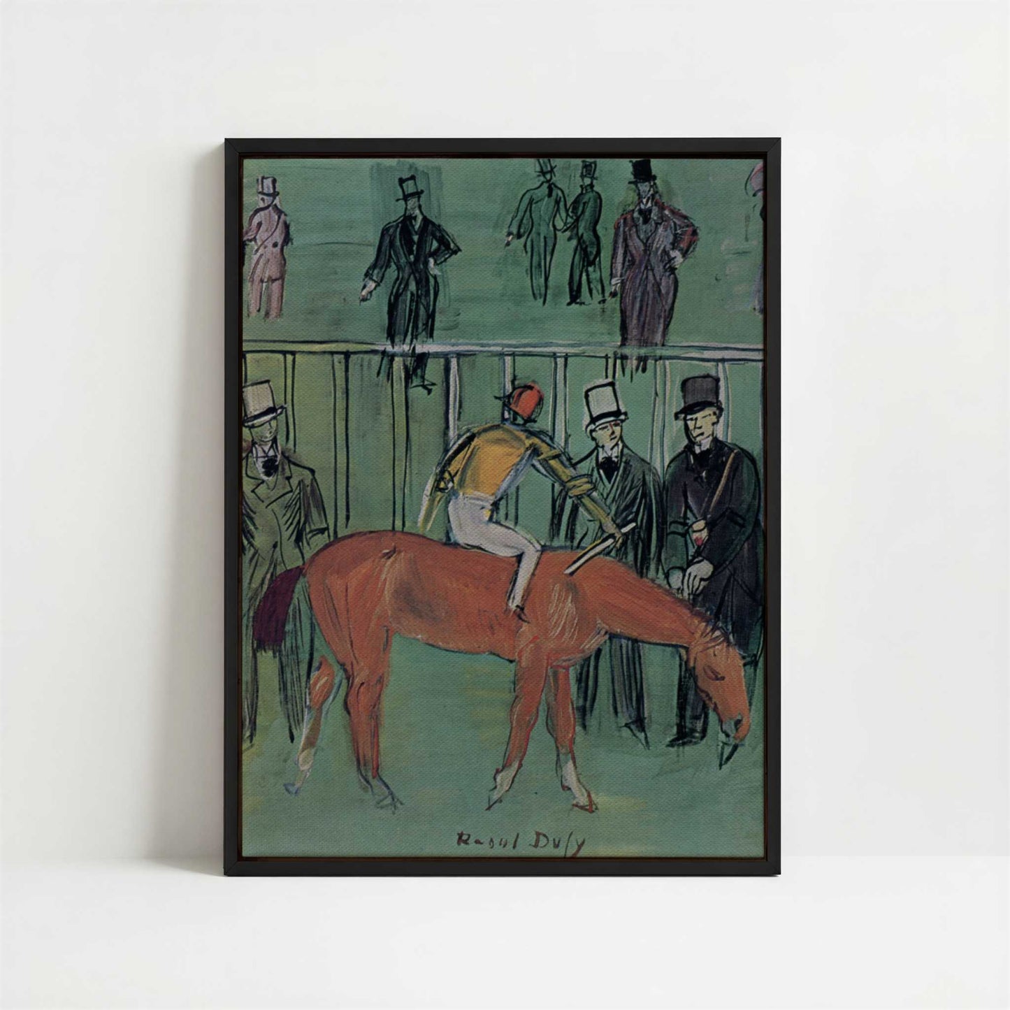 Framed Canvas - Framed canvas in black frame