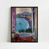 Framed Canvas - Framed canvas in black frame
