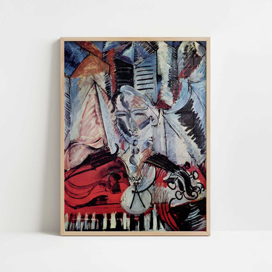 Tribute to Mozart (1909-10) by Raoul Dufy – Art Print - Art print in oak frame