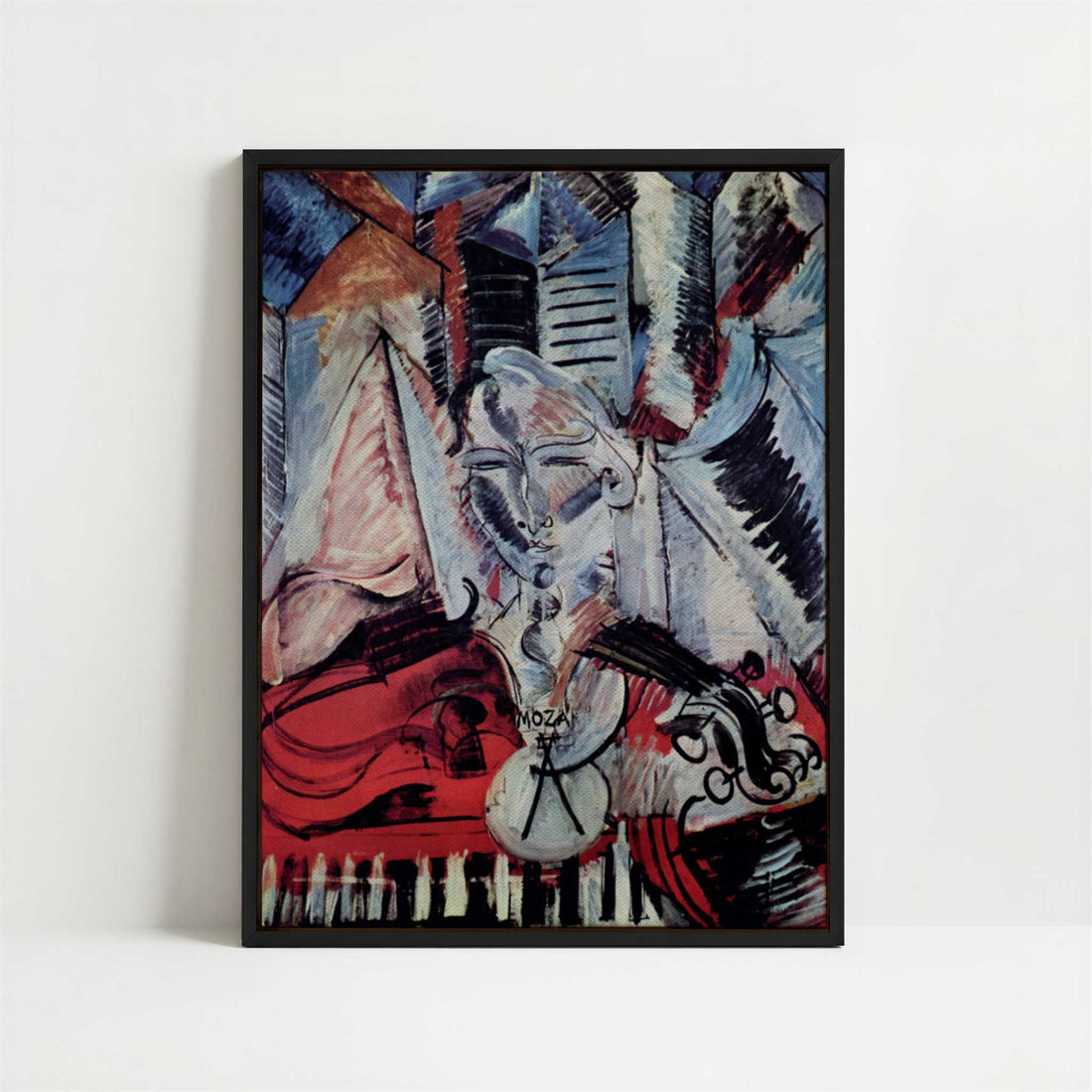 Framed Canvas - Framed canvas in black frame