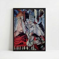Framed Canvas - Framed canvas in black frame