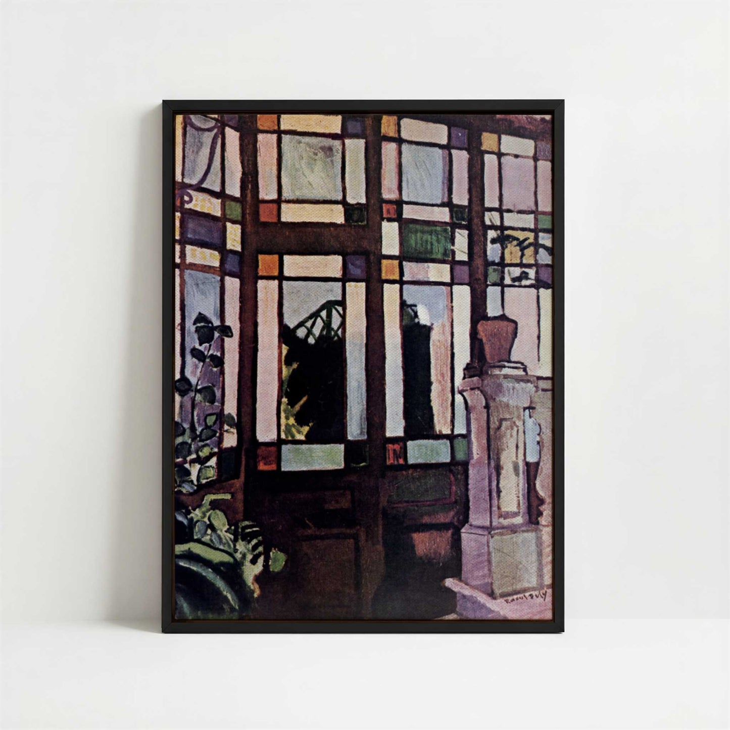 Framed Canvas - Framed canvas in black frame