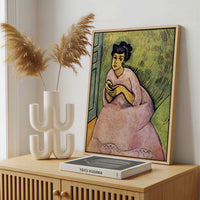 Framed Canvas - Framed canvas in a stylish interior setting
