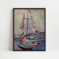 Framed Canvas - Framed canvas in black frame