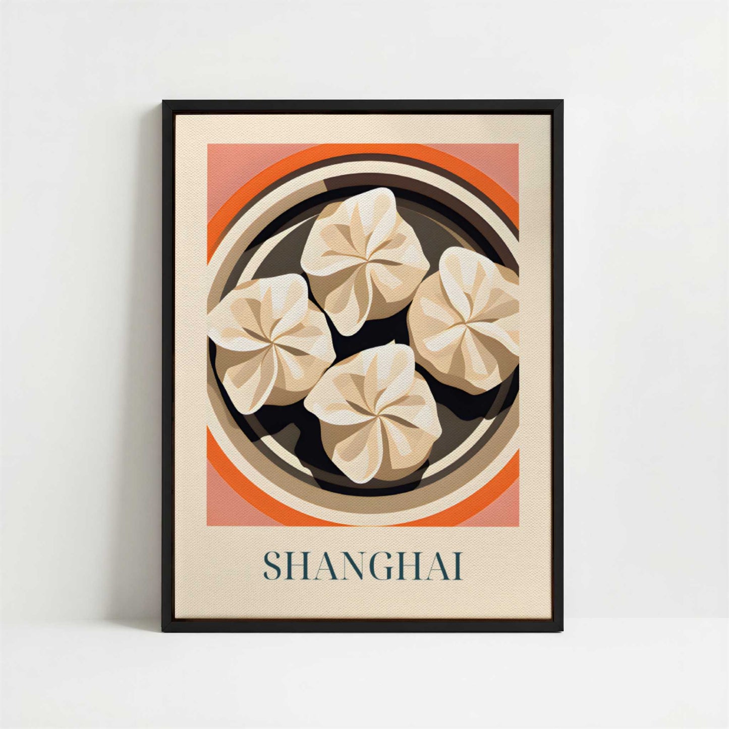 Framed Canvas - Framed canvas in black frame