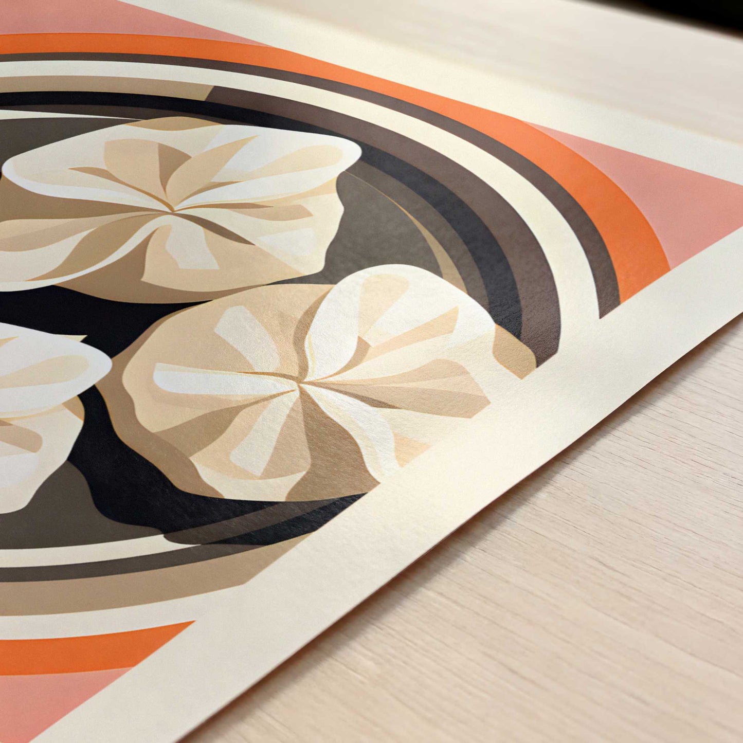 Dumplings from Shanghai, China - Art Print - Close-up detail of the art print