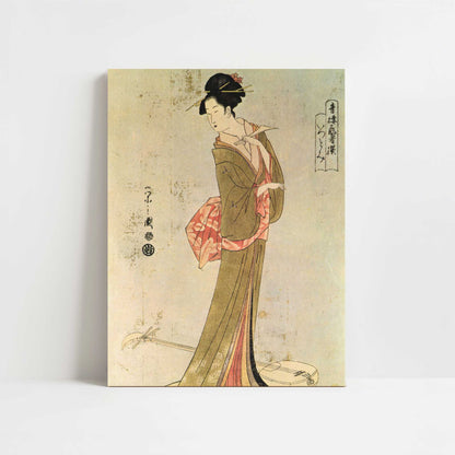 Itsutomi (1793) by Chobunsai Eishi – Art Print - Unframed art print