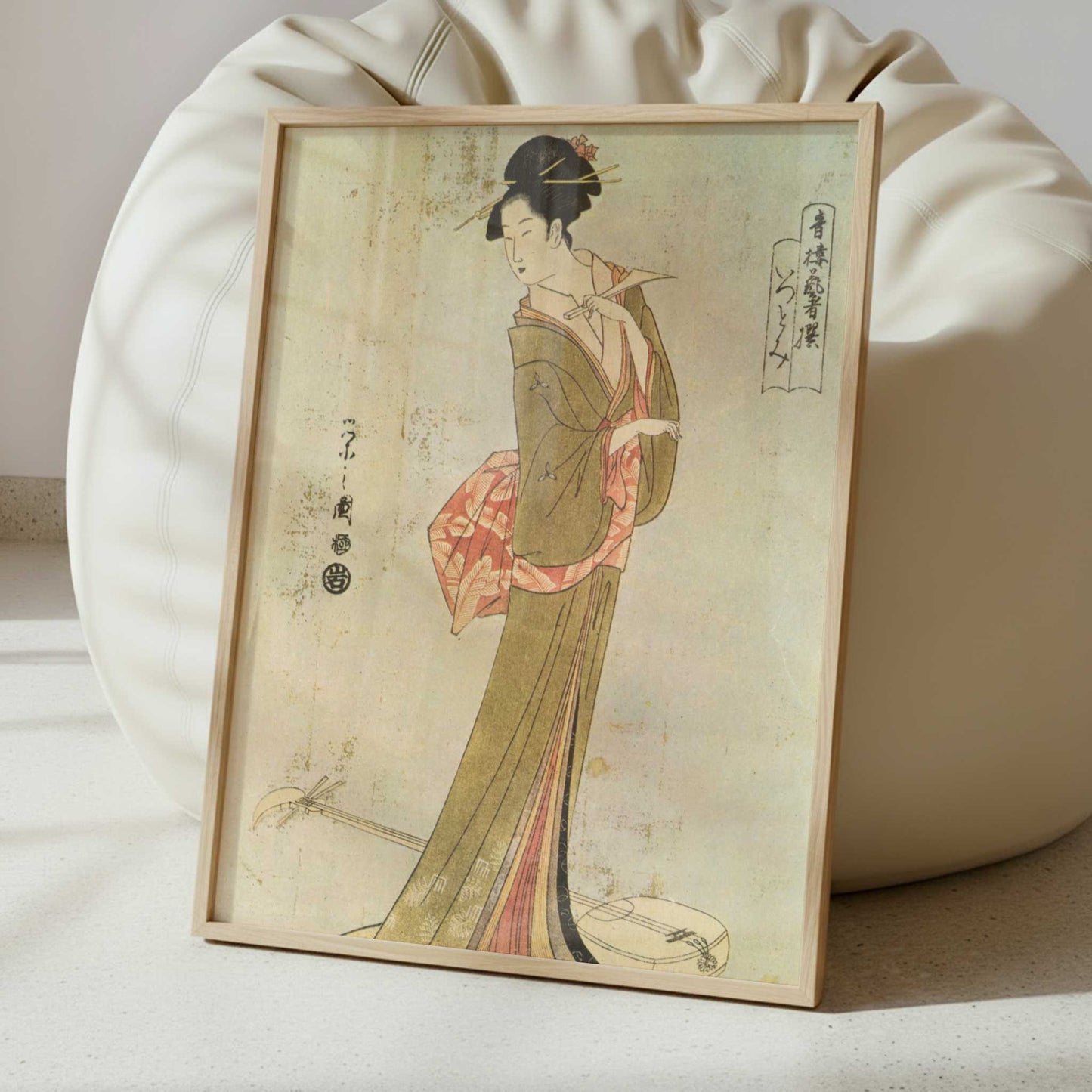 Itsutomi (1793) by Chobunsai Eishi – Art Print - Interior inspiration