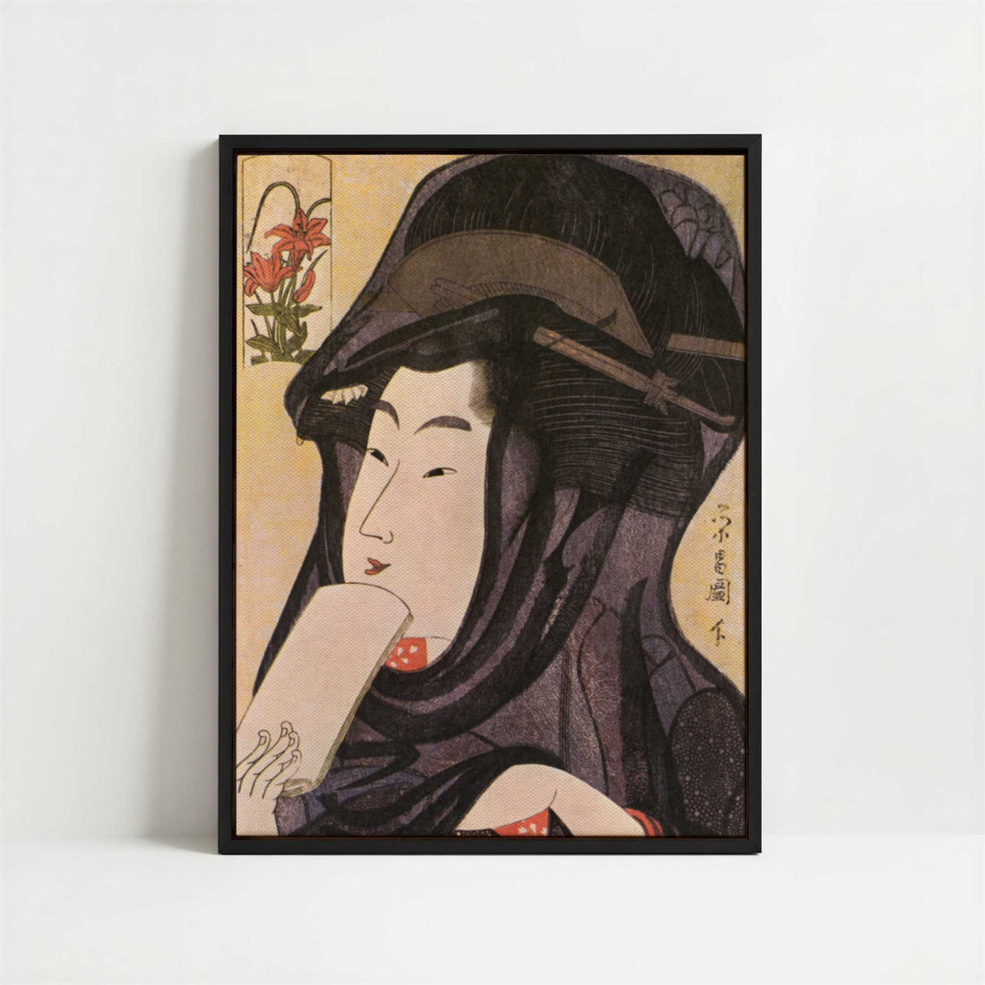 Framed Canvas - Framed canvas in black frame