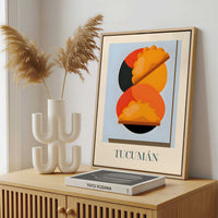 Framed Canvas - Framed canvas in a stylish interior setting