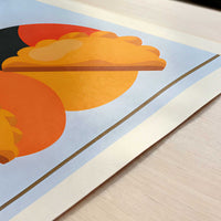 Empanadas from Tucumán, Argentina - Art Print - Close-up detail of the art print