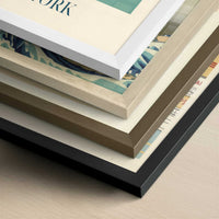 Tea from York, England - Art Print - Close-up detail of the different frames