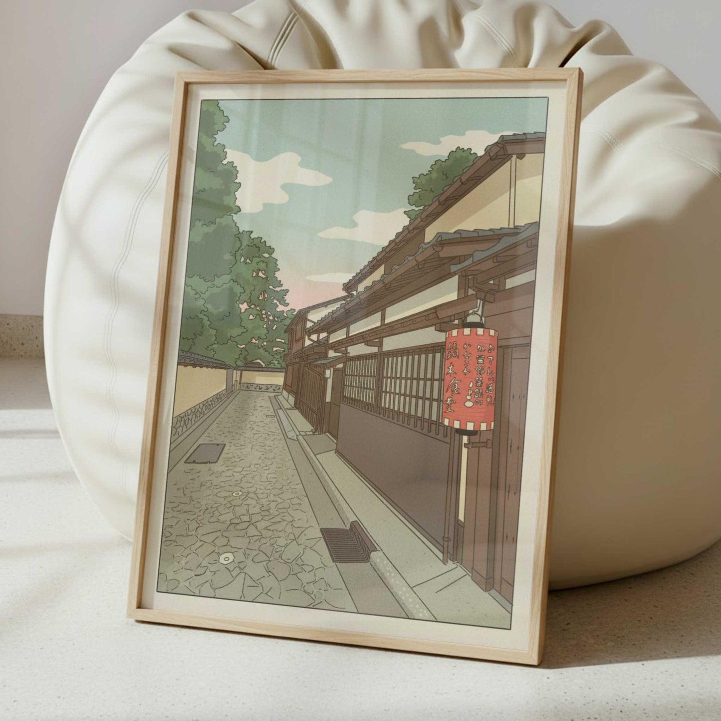 Evening Quiet in Kanazawa’s Samurai District - Art Print - Interior inspiration