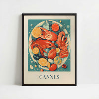 Framed Canvas - Framed canvas in black frame