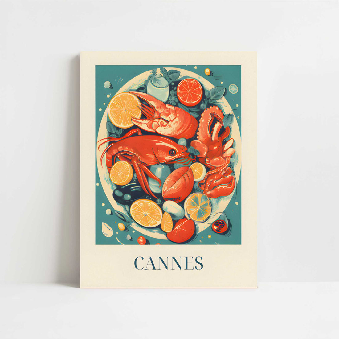 Seafood from Cannes, France - Art Print - Unframed art print