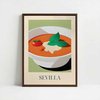 Framed Canvas - Framed canvas in dark wood color frame