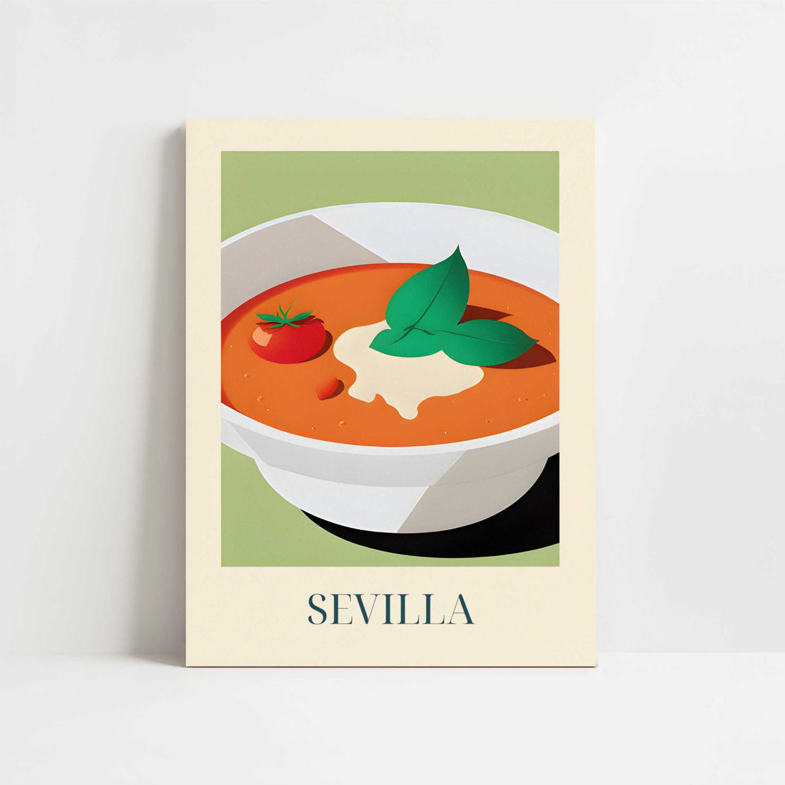 Gazpacho from Seville, Spain - Art Print - Unframed art print