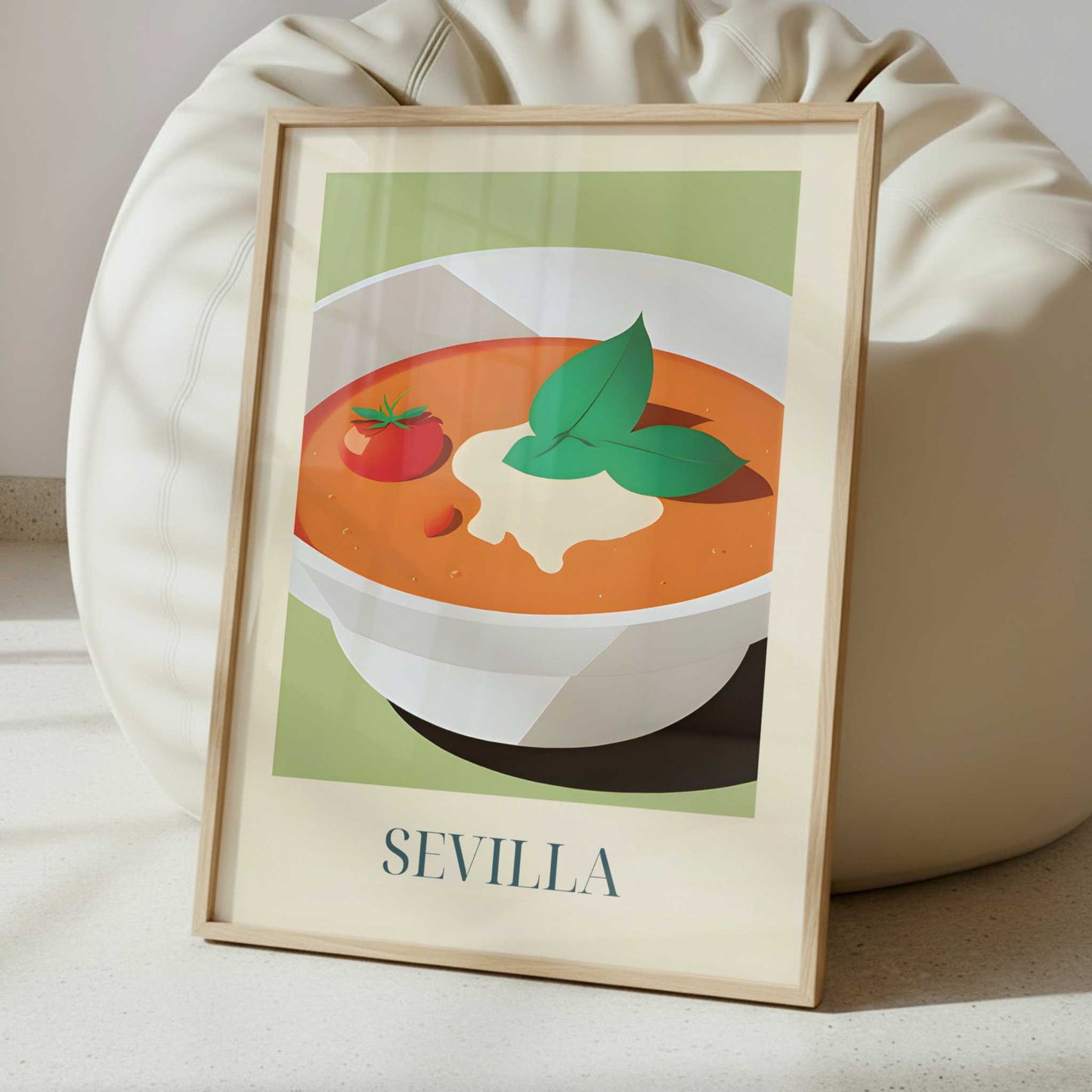 Gazpacho from Seville, Spain - Art Print - Interior inspiration
