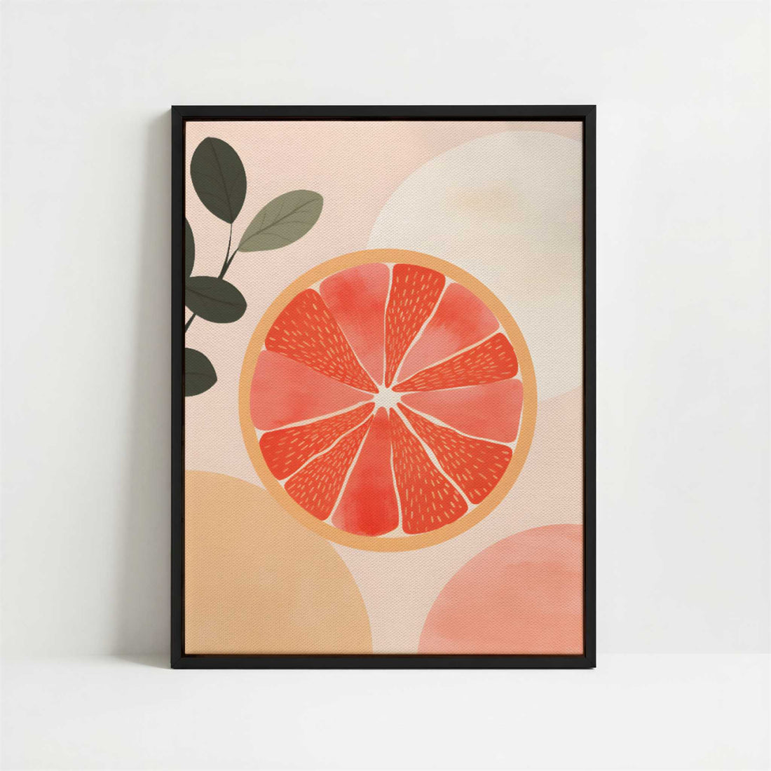 Framed Canvas - Framed canvas in black frame