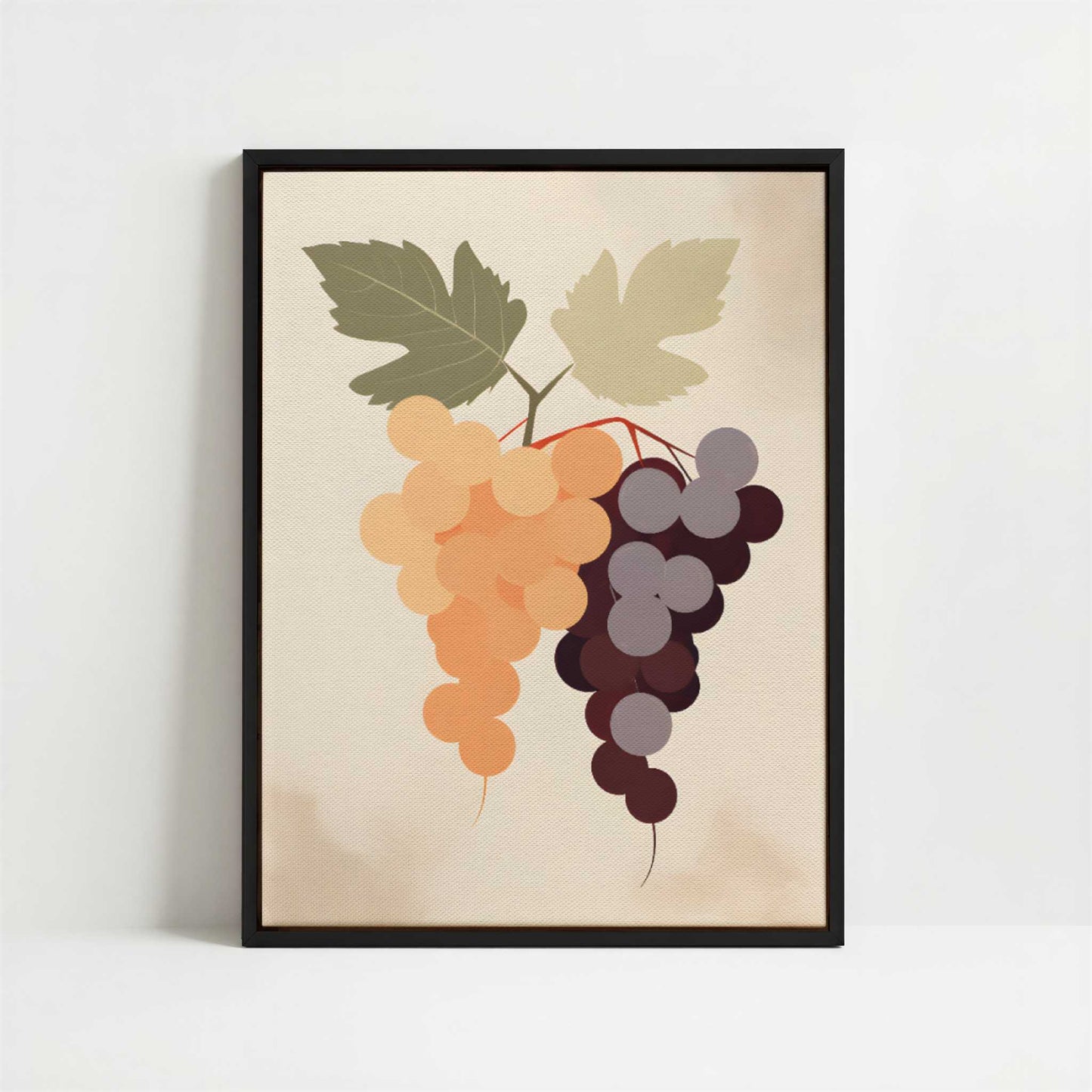 Framed Canvas - Framed canvas in black frame