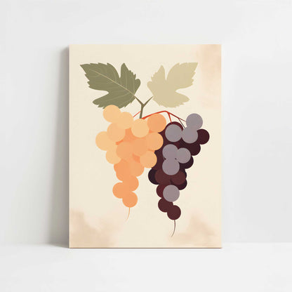 Grapes in Bohemian Style - Art Print - Unframed art print