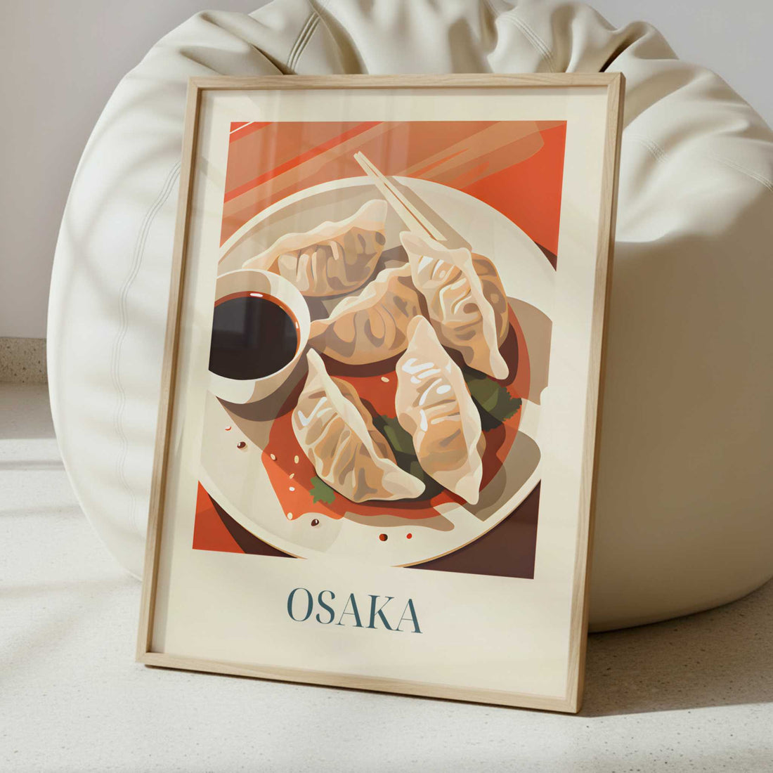 Gyoza from Osaka, Japan - Art Print - Interior inspiration