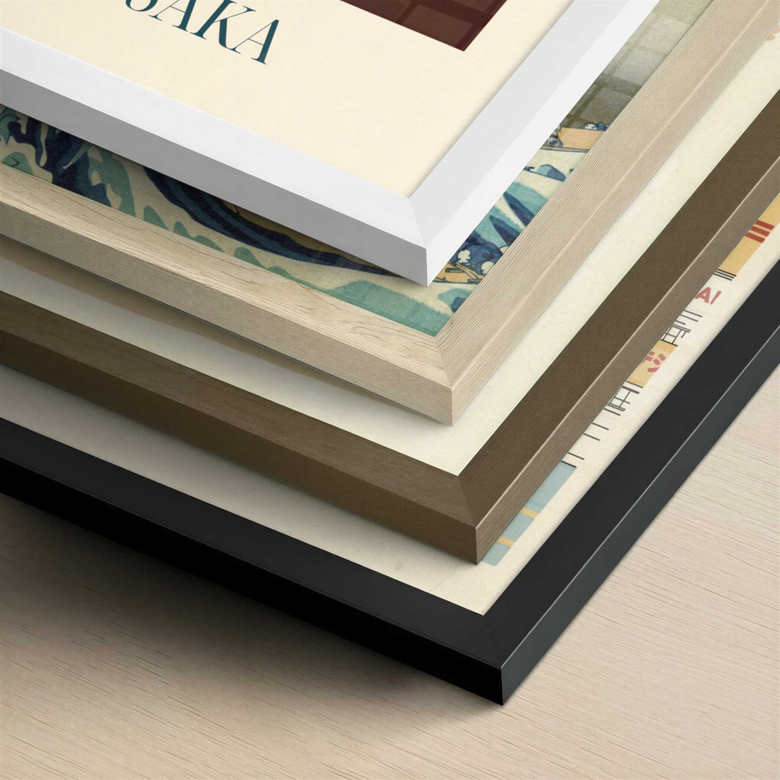 Gyoza from Osaka, Japan - Art Print - Close-up detail of the different frames