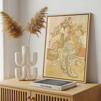 Framed Canvas - Framed canvas in a stylish interior setting