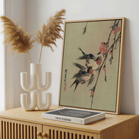 Framed Canvas - Framed canvas in a stylish interior setting