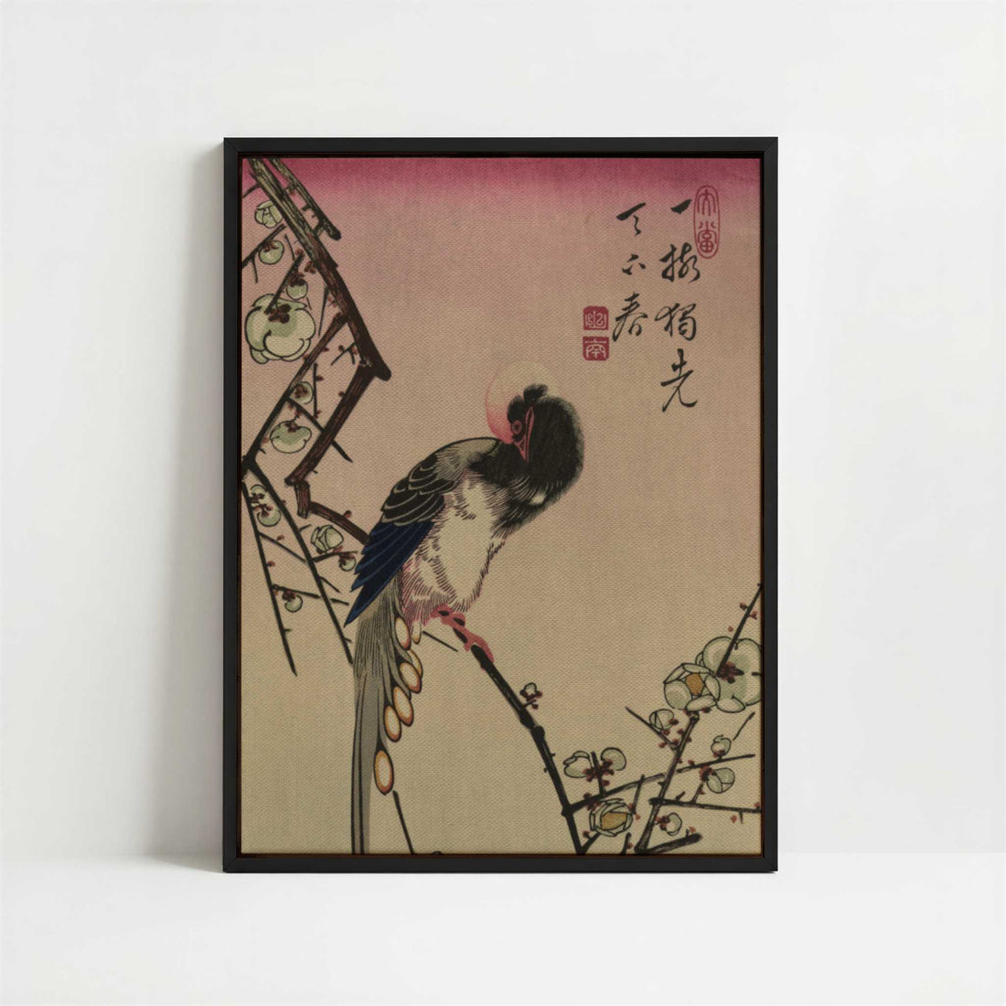 Framed Canvas - Framed canvas in black frame