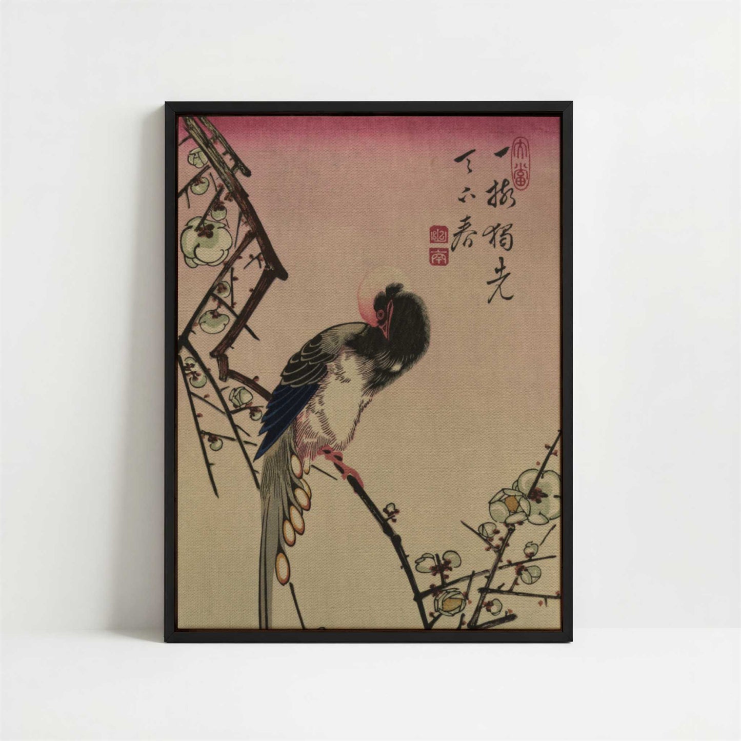 Framed Canvas - Framed canvas in black frame