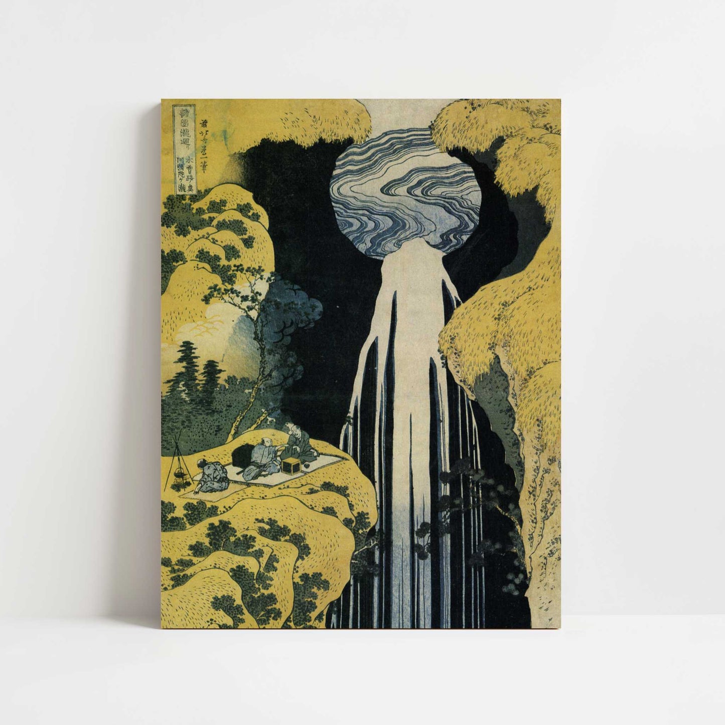 Amida Waterfall on the Kiso Highway (c.1833) – Katsushika Hokusai – Print