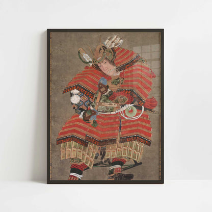 Minamoto no Yoshitsune – Katsushika Hokusai – Print