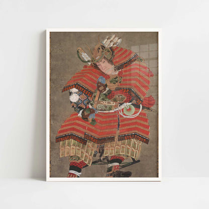 Minamoto no Yoshitsune – Katsushika Hokusai – Print