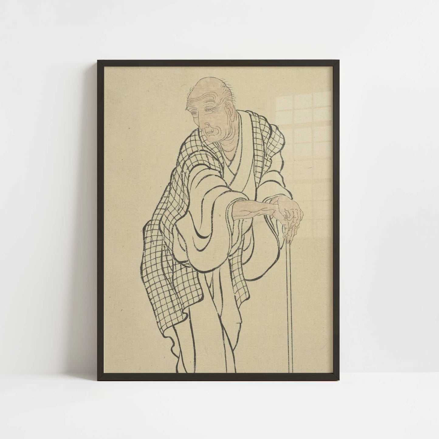 Self-Portrait as an Old Man – Katsushika Hokusai – Print