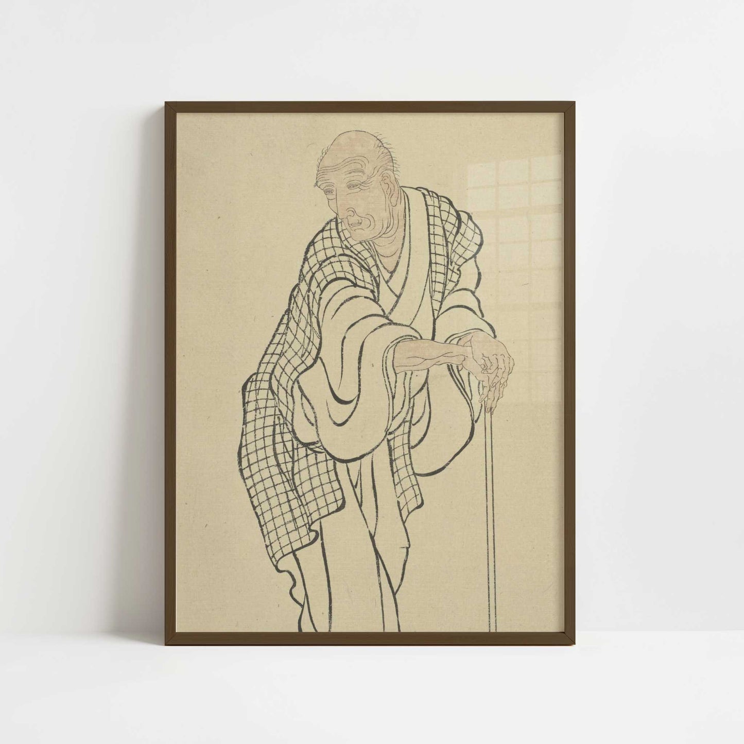 Self-Portrait as an Old Man – Katsushika Hokusai – Print