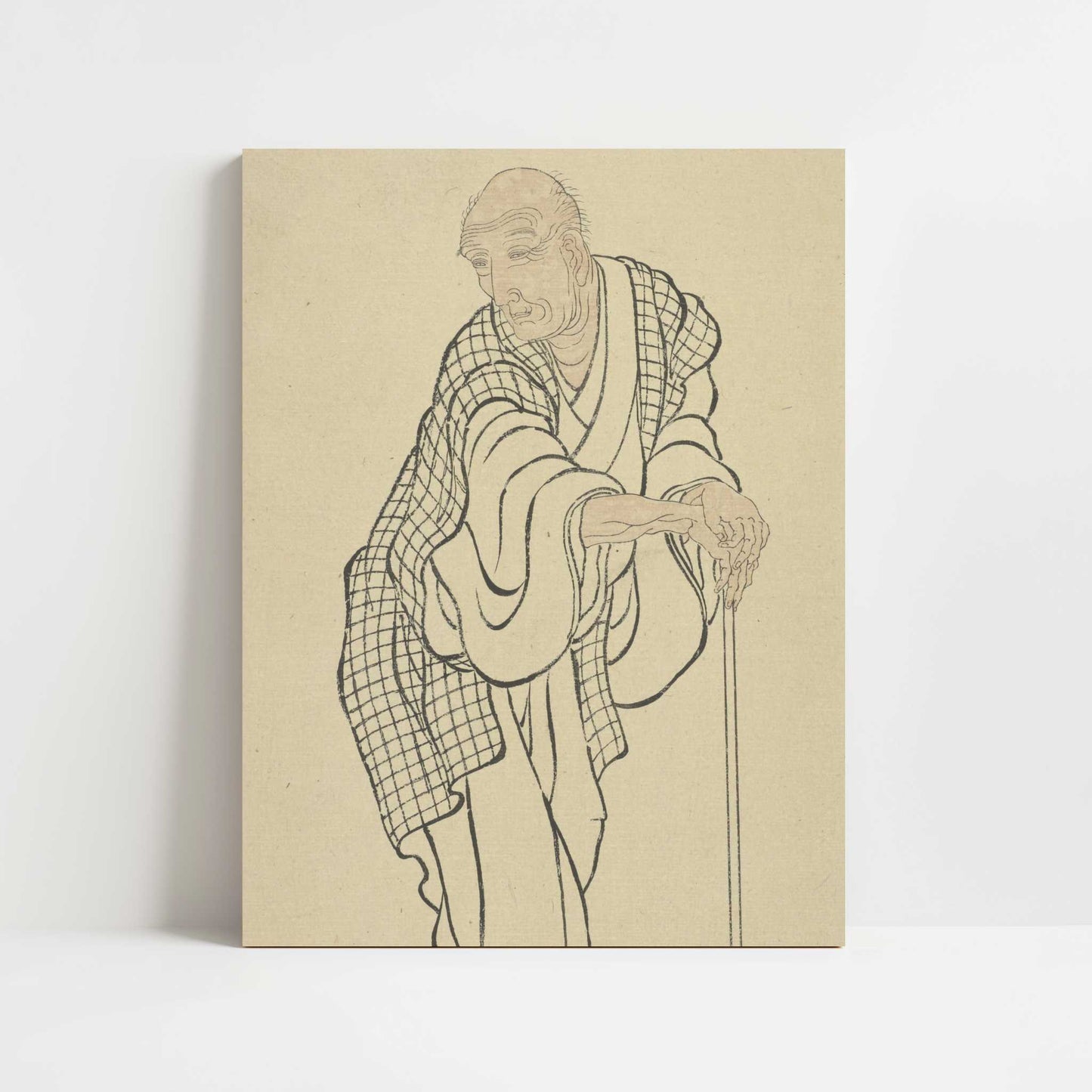 Self-Portrait as an Old Man – Katsushika Hokusai – Print