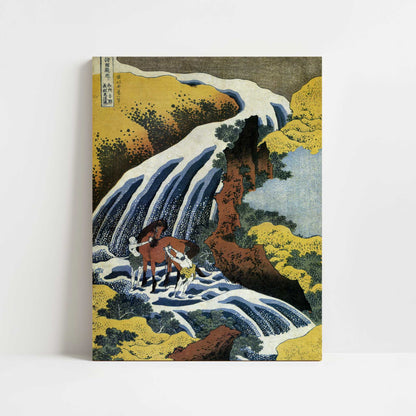 The Horse-Washing Falls (c.1833) – Katsushika Hokusai – Print