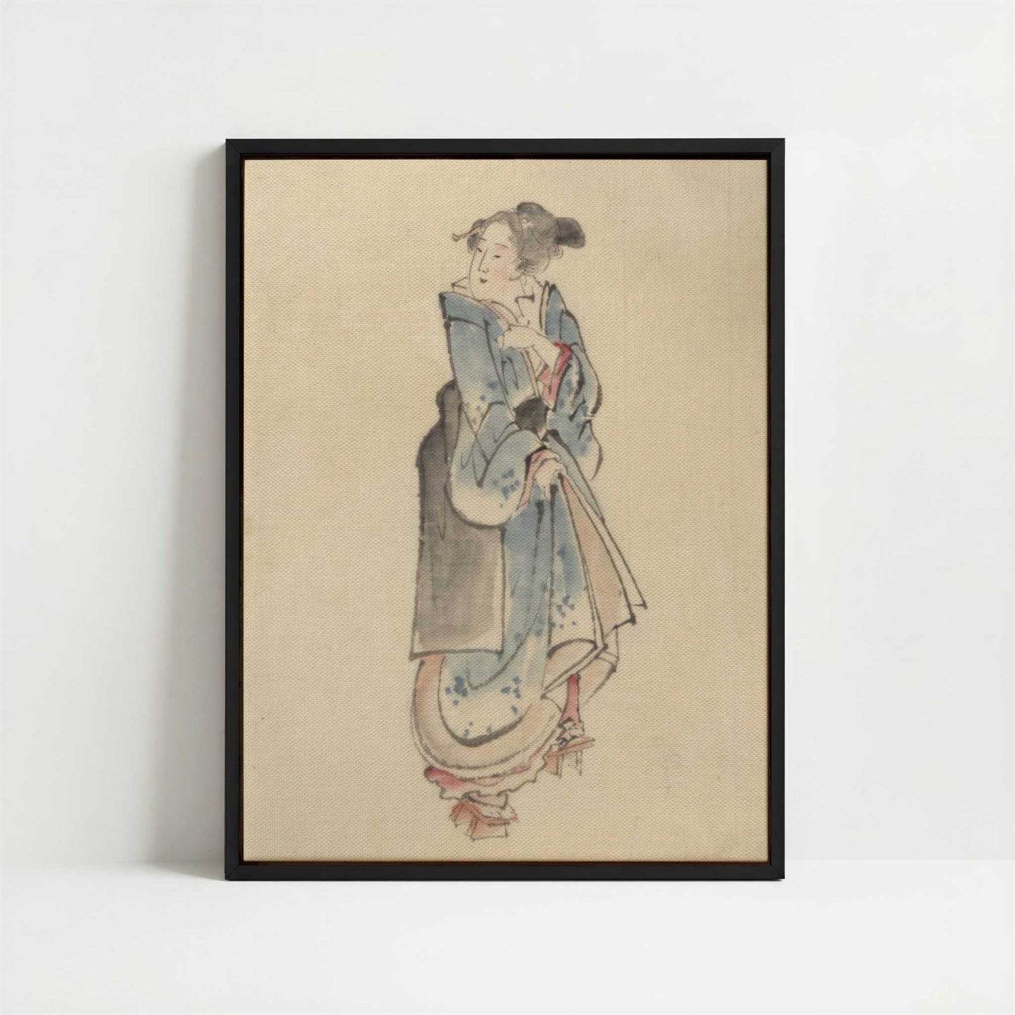 Framed Canvas - Framed canvas in black frame