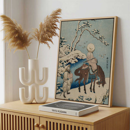 Framed Canvas - Framed canvas in a stylish interior setting